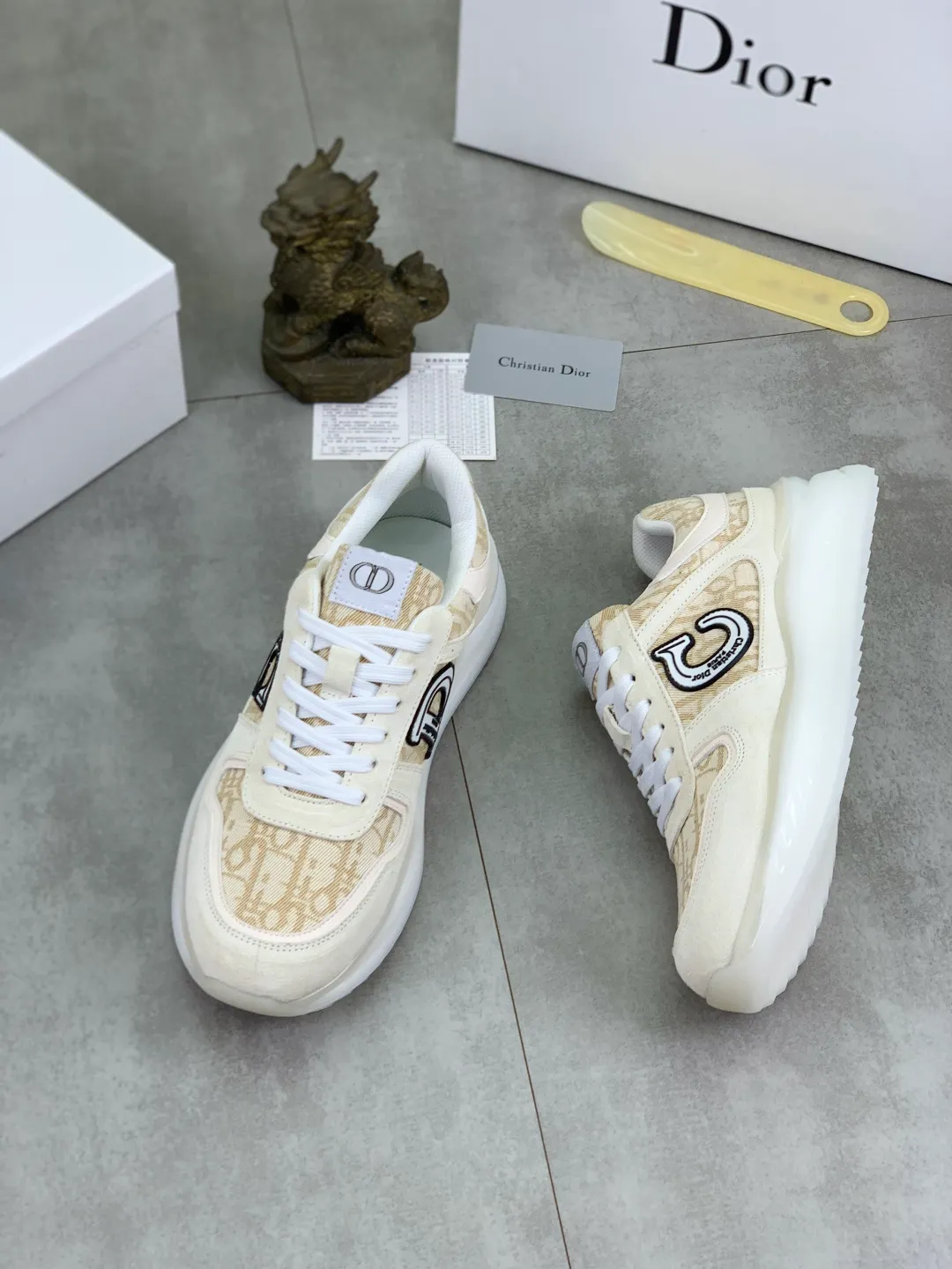 Men's Men's Shoes💰P440💰[New Style]🆘[Dior] 2025 Dior Original Lace-up Low-top Men's Shoes Classic casual shoes 🔥This model is the official classic model, with high quality and made by famous original designers. It is made of high-quality cowhide with original materials➕comfortable and breathable mesh lining➕pigskin insole. The perfect last shape and generous and fashionable design have attracted many consumers and are suitable for drivers to drive🚗. What you want is the highest quality in the market. Color: multi-color. Code number: 38--44 (45 customized)